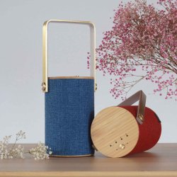 Silo 1 Bluetooth Hjtaler - Bl/Messing - Loom Design