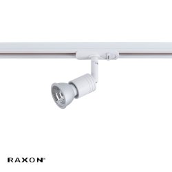 Strmskinne spot Sim - Hvid - Raxon