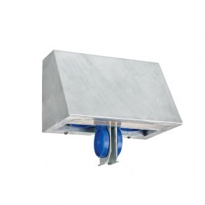 Ski - LED væglampe med stikkontakt - Galvaniseret - Norlys