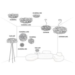Clizia Loft M - sort - SLAMP