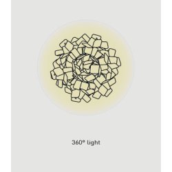 Clizia Loft M - sort - SLAMP