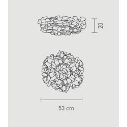 Clizia Loft M - sort - SLAMP