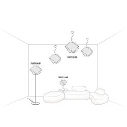 Gemmy Pendel Prisme amber - SLAMP