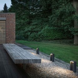 Slat 40 Poller - Udendrs Havelampe - Gr - IP44.de