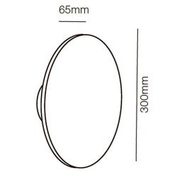 Soho LED Vglampe W3 - Smart Tune - Messing - Light-Point