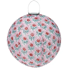 Solcellelampe - Kugle - Stof - �40 - Lyser�d - Koopman