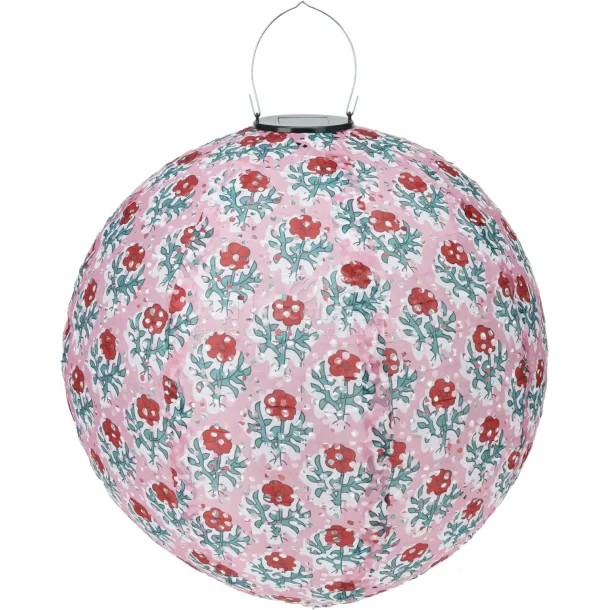 Solcellelampe - Kugle - Stof - 30 - Lyserd - Koopman