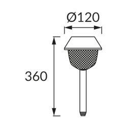 Solar lampe - Tulip - Stl - Strhm