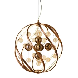 Solar LED Pendel - 52 - Kobber - Nielsen Light