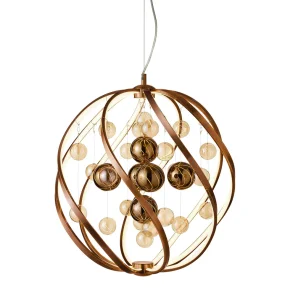 Solar LED Pendel - 52 - Kobber - Nielsen Light