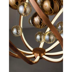 Solar LED Pendel - 52 - Kobber - Nielsen Light