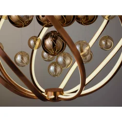 Solar LED Pendel - 52 - Kobber - Nielsen Light