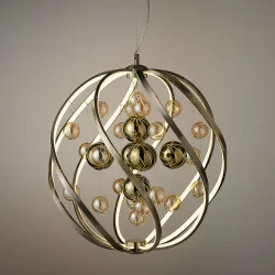 Solar LED Pendel - 52 - Antik Messing - Nielsen Light