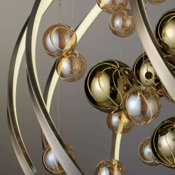 Solar LED Pendel - 52 - Antik Messing - Nielsen Light