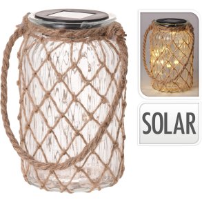 Solcellelampe - Glas - Koopman