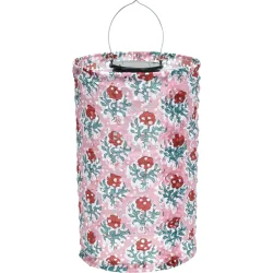 Solcellelampe - Lanterne - Stof - Lyserd - Koopman