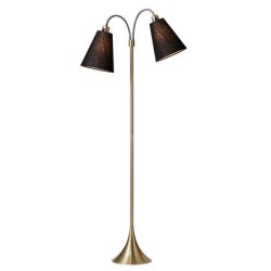 Fodg�nger Gulvlampe - Antik Messing/Sort - Nielsen Light