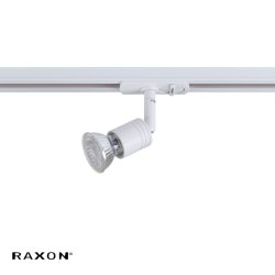 Strmskinne spot Sim - Hvid - Raxon