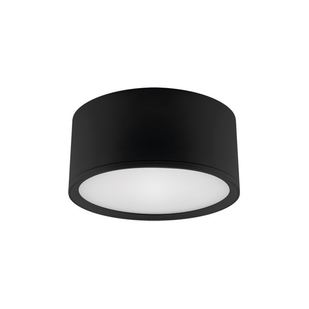 Pbygnings Spot - Rolen - 15Watt - LED - Sort - Strhm