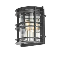 Stockholm Vglampe - Sort/Klar - Norlys