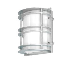 Stockholm Vglampe - LED - Galvaniseret/Opal - Norlys