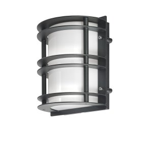 Stockholm Vglampe - LED - Sort/Opal - Norlys