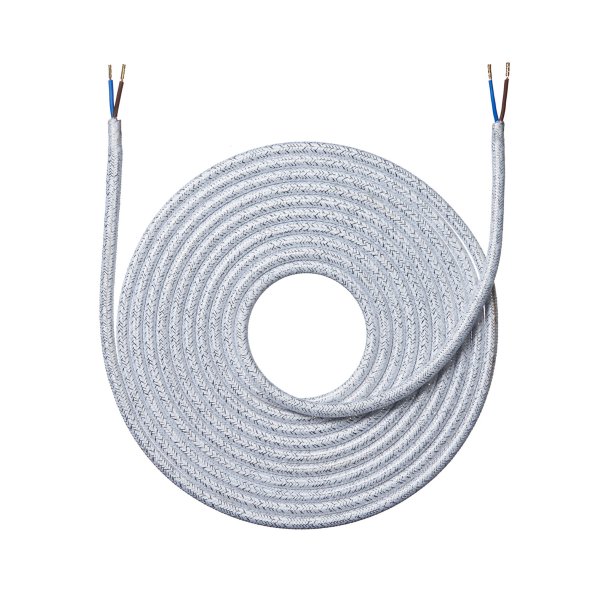 Stofledning 4 meter - Shiny Hvid - Nielsen Light