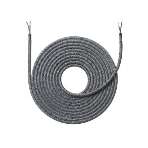 Stofledning 4 meter - Gr meleret - Nielsen Light