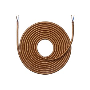 Stofledning 4 meter - Shiny Kobber - Nielsen Light