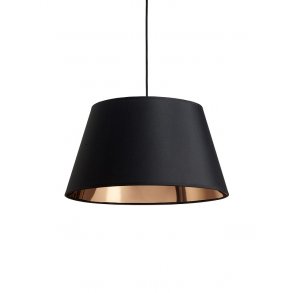 Stofpendel 45 - Sort/Kobber - Nielsen Light