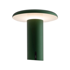 Takku - Trdls Bordlampe - Grn Anodiseret - Artemide