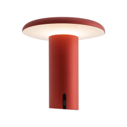 Takku - Trdls Bordlampe - Rd Anodiseret - Artemide