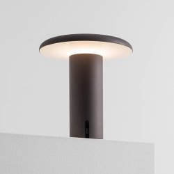 Takku - Trdls Bordlampe - Gr Anodiseret - Artemide