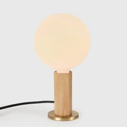 Knuckle Bordlampe + Sphere IV - Oak - Tala
