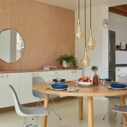 Triple Pendel - Messing/Hvid - Tala