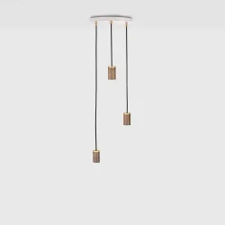 Triple Pendel - Valnd/Hvid - Tala