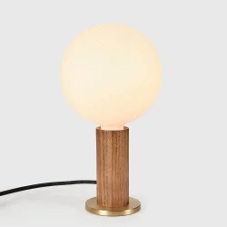 Knuckle Bordlampe + Sphere IV - Walnut - Tala