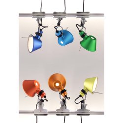 Tolomeo - Micro - Pinza - Anodized Blue - Artemide