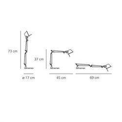 Tolomeo - Micro - Bordlampe - Sort - Artemide