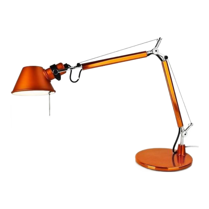 Tolomeo micro bordlampe, Metal Orange - E-mærket - Lys-Kilden.dk