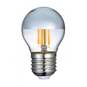 Diolux LED kronepre E27 - Topforspejlet 4W - Dmpbar