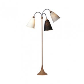 Trafik Gulvlampe - Trlook - Hvid/Sort/Sort Nistret - Nielsen Light