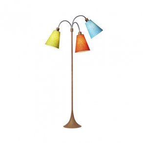 Trafik Gulvlampe - Trlook - Limegrn/Orange/Turkis - Nielsen Light