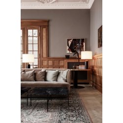 Gravity - Bordlampe - Large - Sort Marmor / Kanvas - GUBI