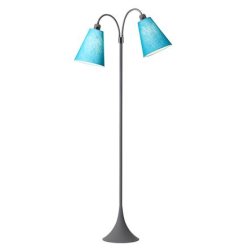 Fodg�nger Gulvlampe - Soft Gr�/Turkis - Nielsen Light