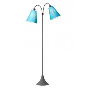 Fodgnger Gulvlampe - Soft Gr/Turkis - Nielsen Light
