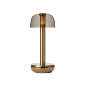 Two - Bordlampe - Gold Glass Smoked - humble