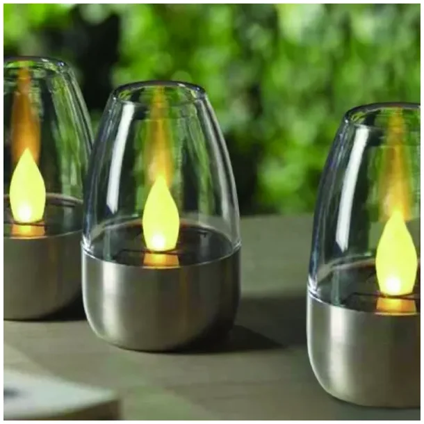 Solar Flamme - Bordlys - 3 Pak - Veli-Line