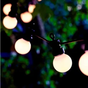 Party lyskde LED Hvide prer - IP44 - Veli Line