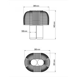 Yasuke Bordlampe - Sort - DCW ditions Paris
